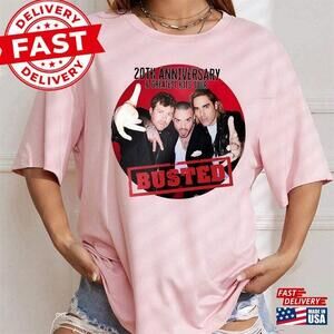 Busted  Tour Shirt 20Th Anniversary Gifts T-Shirt